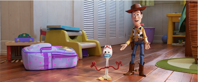 Woody meets Forky in Toy Story 4. #ToyStory4 #Disney #Pixar