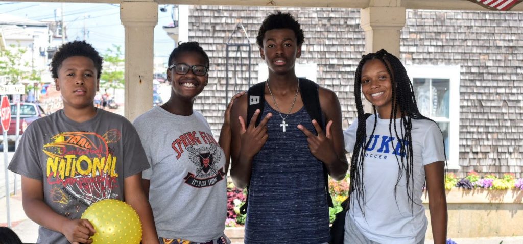 African American Kids at Marthas Vineyard