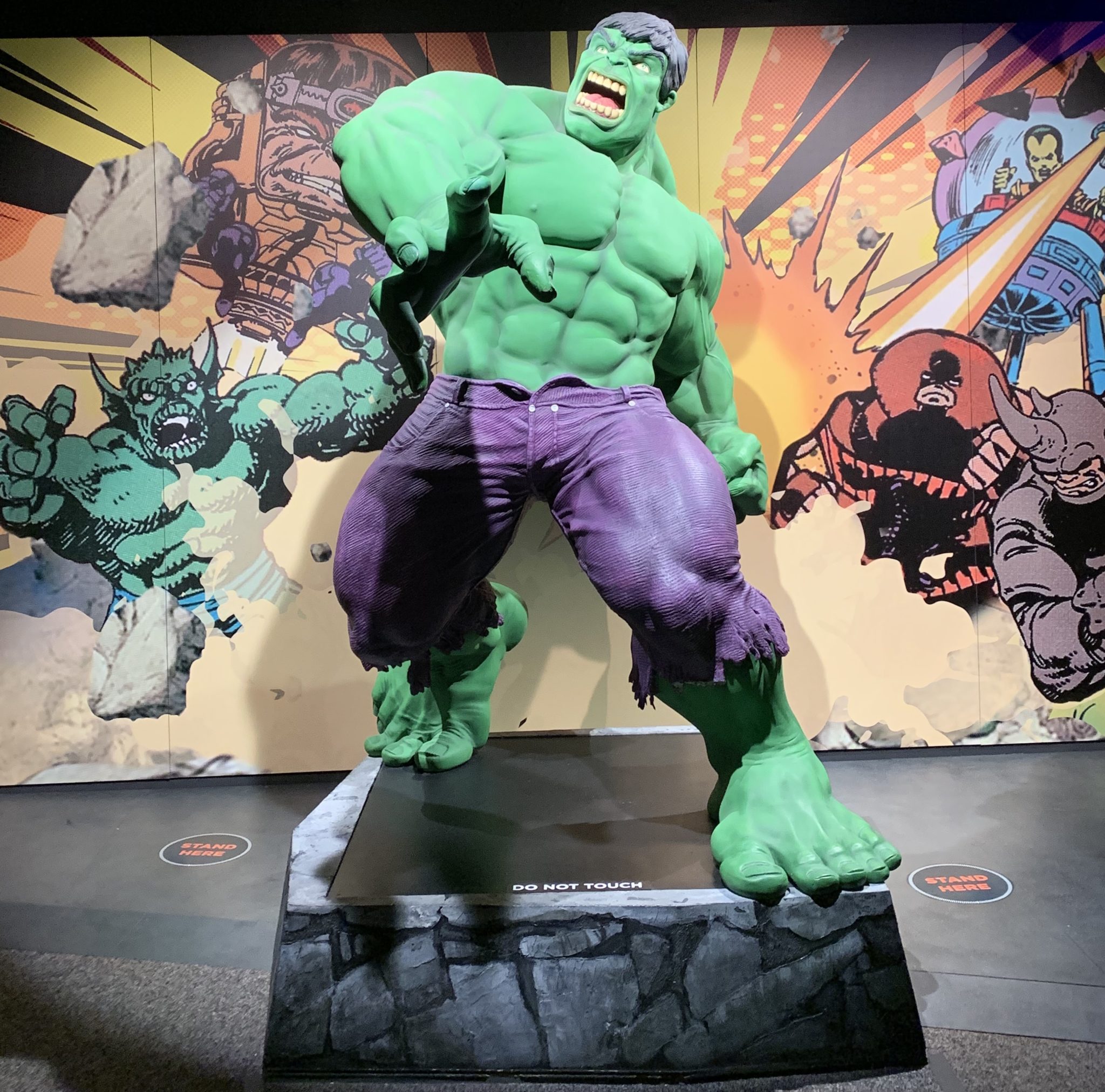 Hulk Figure at the Franklin Institute