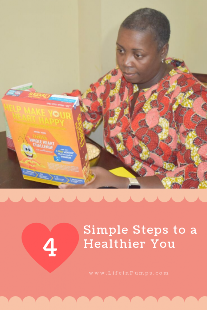 Simple Steps to Heart healthy with honey nut cheerios