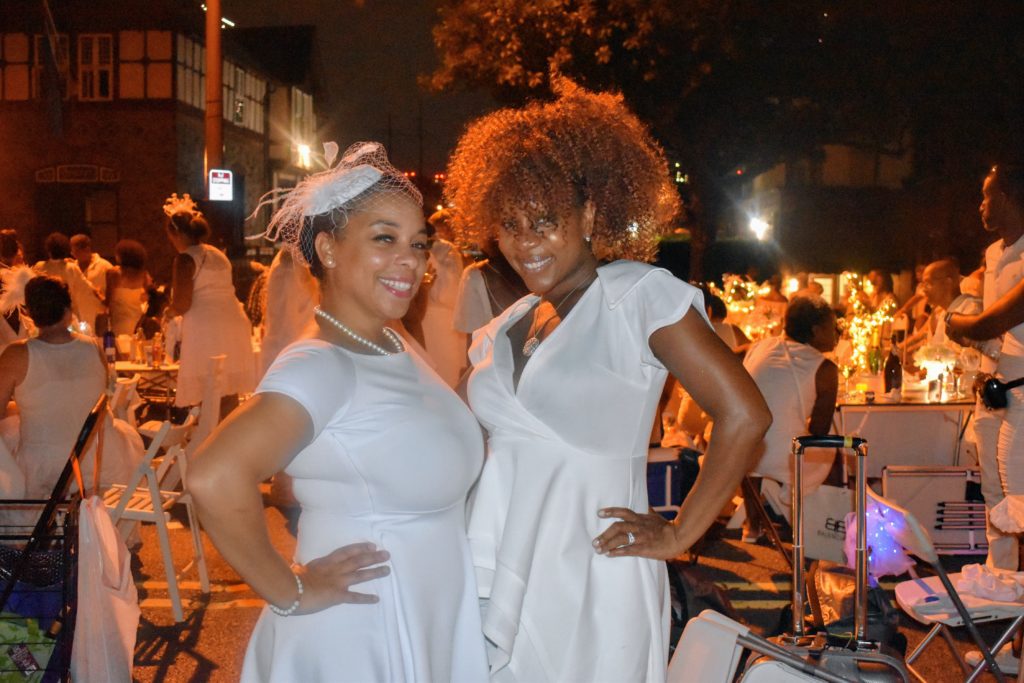 Brown Girls at Diner en Blanc Philly