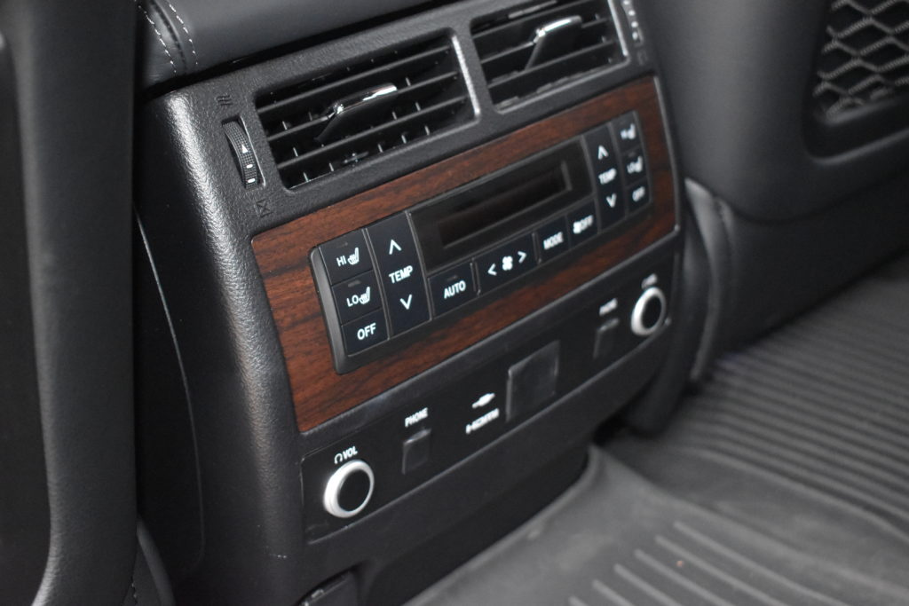 Toyota LandCruiser Rear Seat Temp Control in the Toyota Land Cruiser, Family road trip, best SUV for family road trip, Toyota land cruiser review