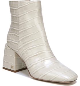 Nordstrom Anniversary Sale Best of What's Left Under $100 #NSale white blocked heel bootie sam Edelman