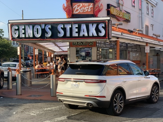 East Passyunk Philly Stroll Lincoln Corsair Genoas cheesesteak