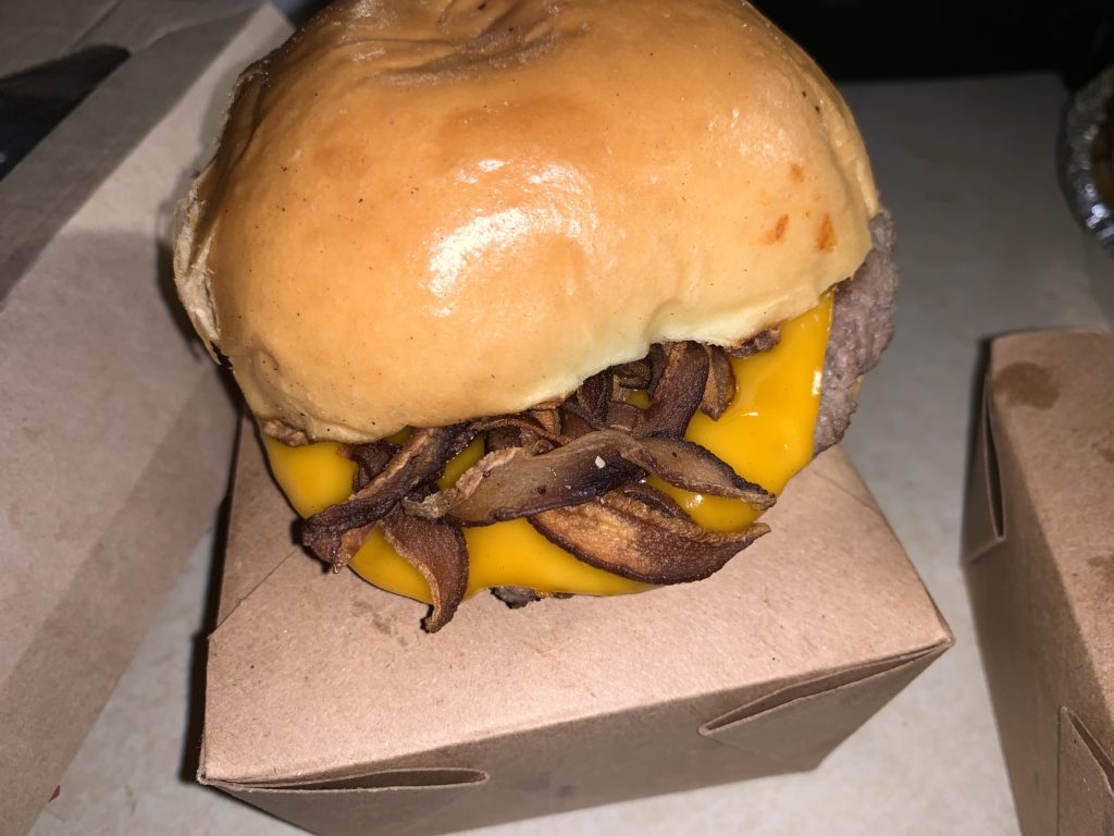 Toyota EnTOURage Experience Food Take Out 2020 Avalon Veganish Burger