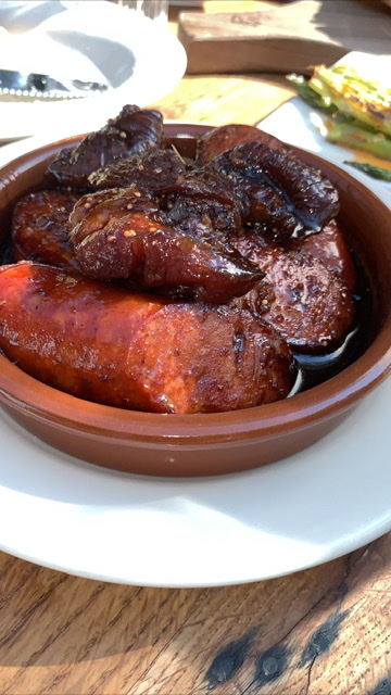 chorizo with sweet & sour figs Barcelona wine bar philly east passyunk