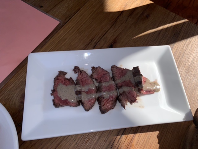 Grilled hanger steak Barcelona wine bar east passyunk philly