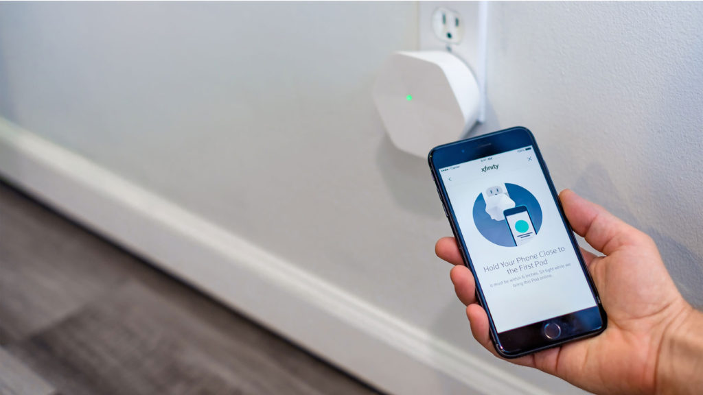 Comcast Xfinity XFi pods to help WiFi Speeds for virtual distance learning